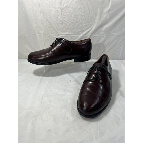 Bostonian Mens cherry Leather 10 W  style 20339 Lace Up  oxfords - Picture 6 of 14